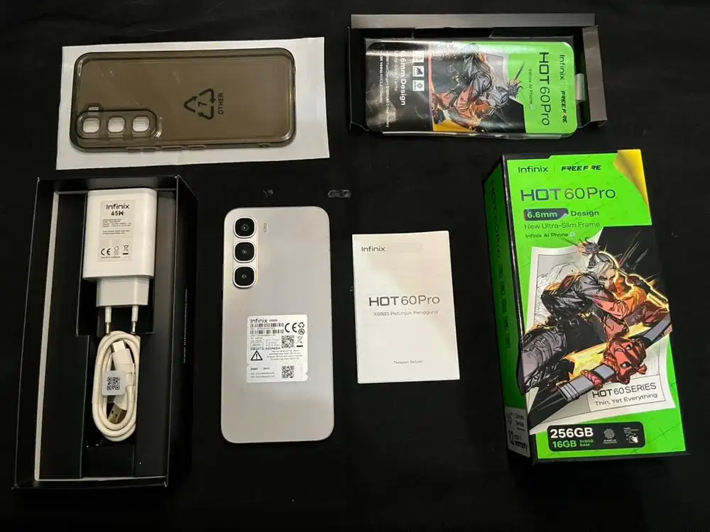 INFINIX HOT 60 PRO 8/256 99% MULUS LIKE NEW GARANSI APRIL 2027