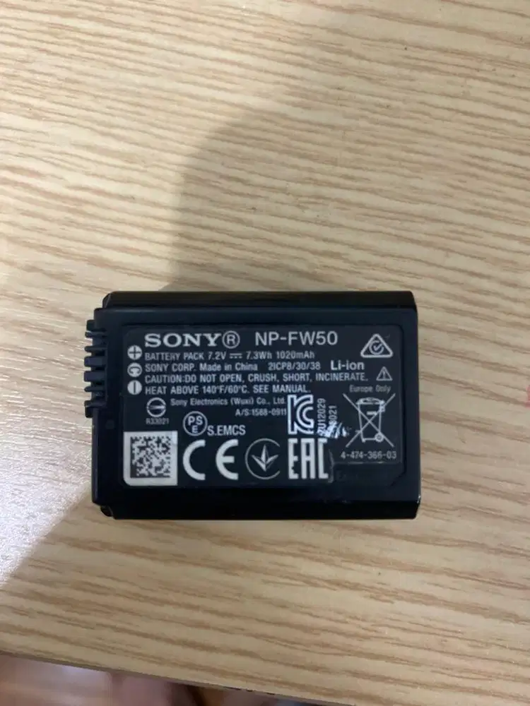 SONY NP-FW50 Rechargeable Battery Pack / NP FW50 / NPFW50