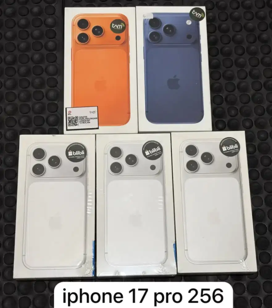 Iphone 17 Pro 256GB Silver Orange Blue BNIB Garansi Resmi Indonesia