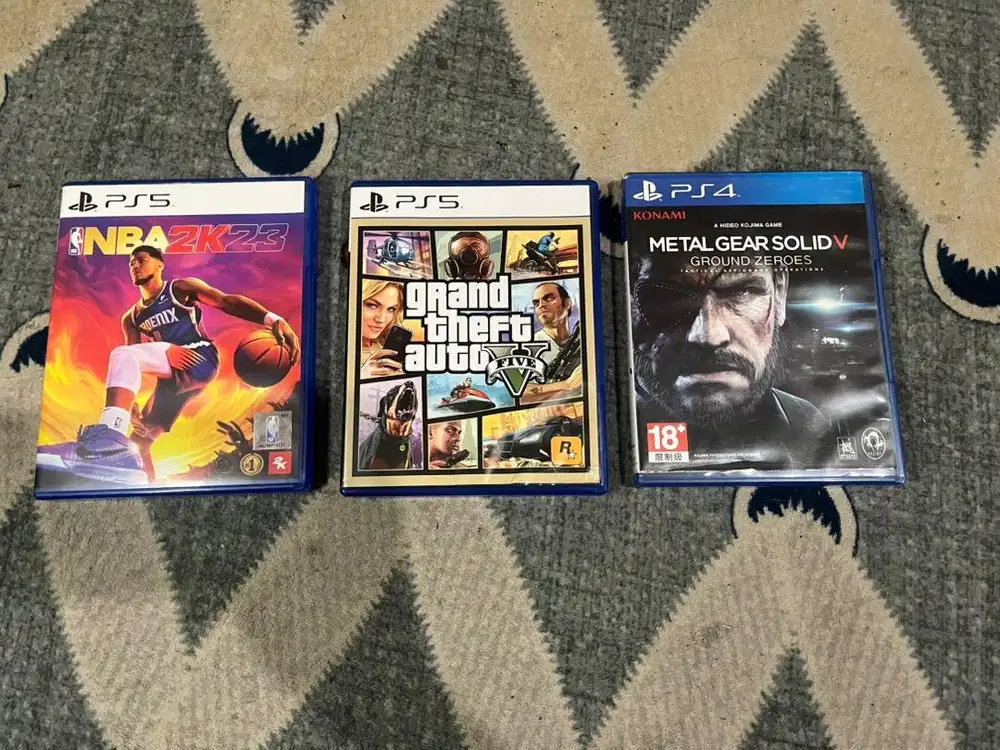 Jual kaset ps4 & ps5 second