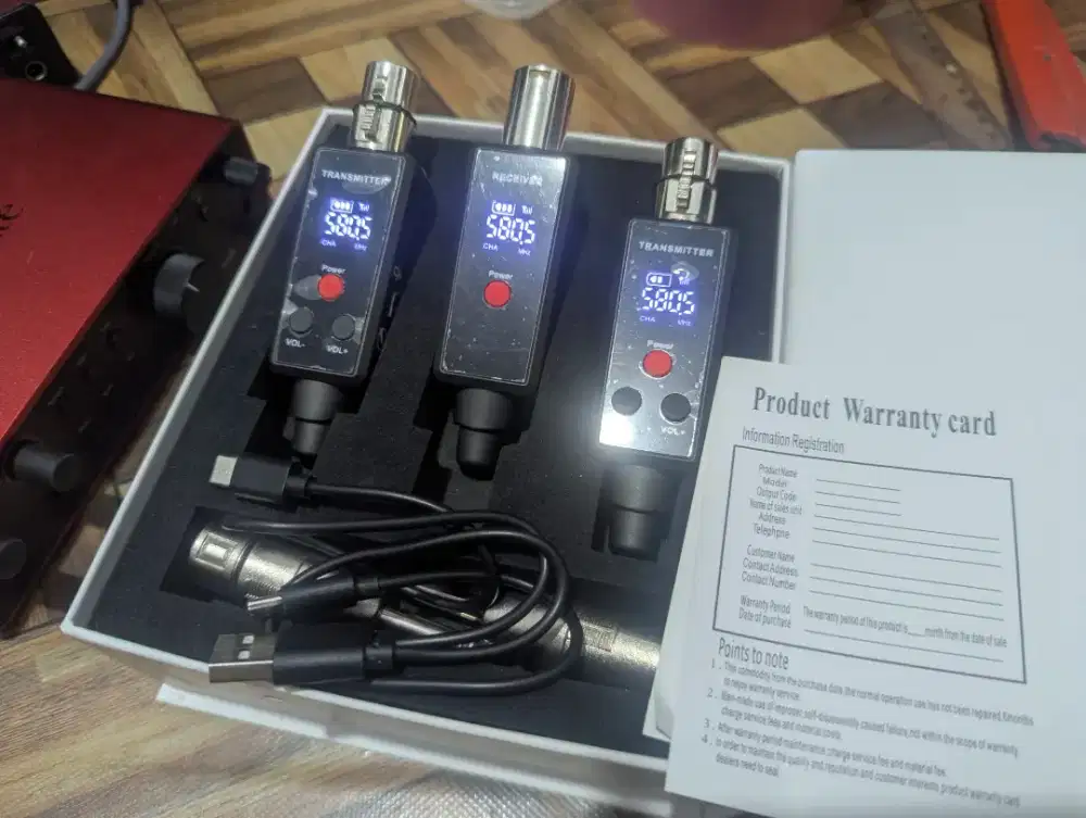 JB Voice U5 2Tx 1Rx, bisa 2 mic, soundcard wireless to mixer55055
