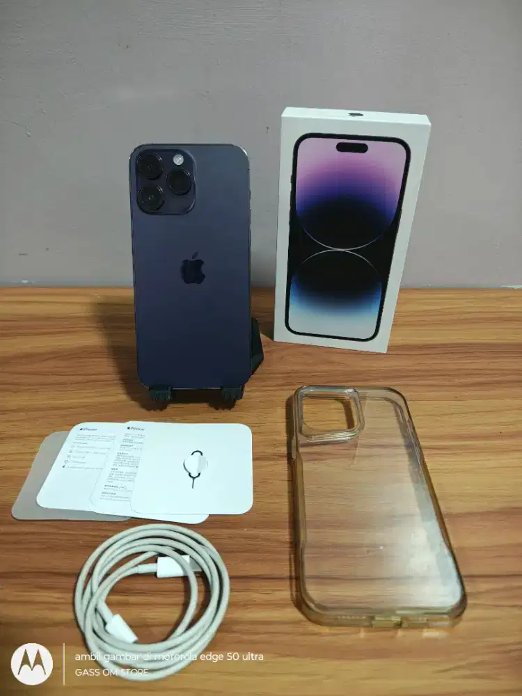 IPhone 14 pro Max 256gb Dualsim beacukai deep purple
