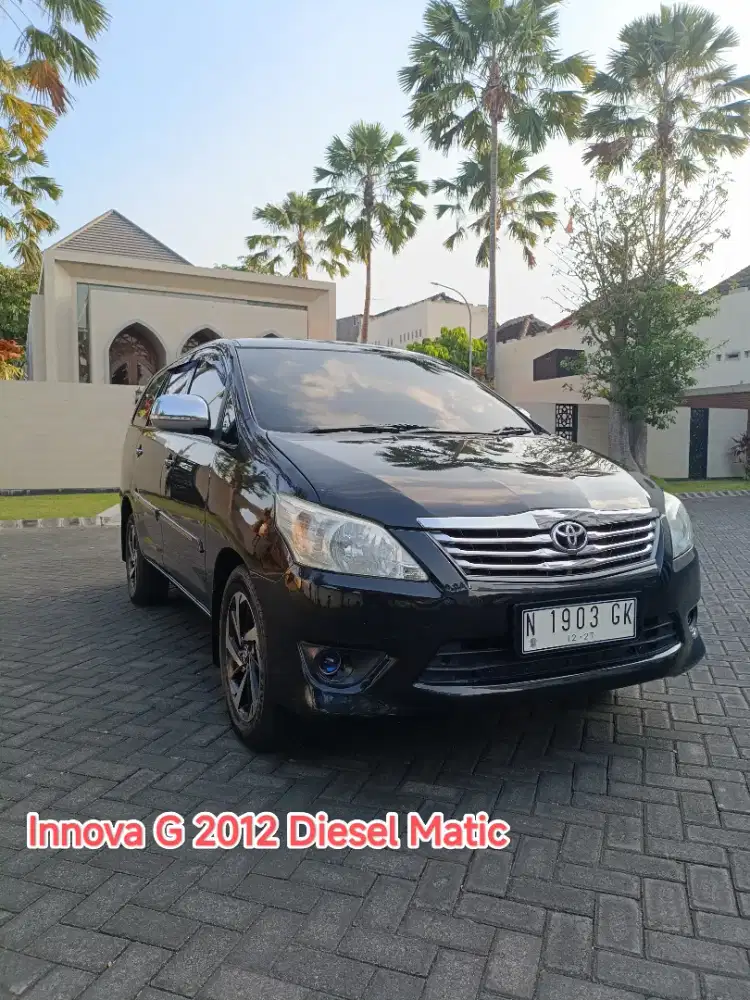 Innova G 2012 Diesel Matic