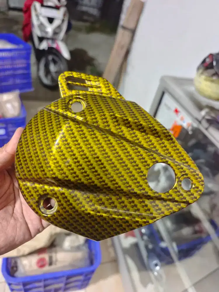 Airduct keongan CVT original honda vario KzR carbon gold