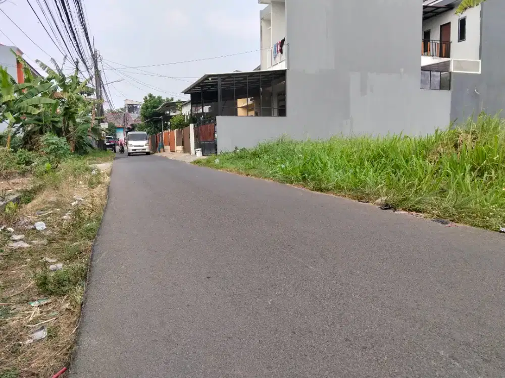 Tanah 500mt dijatiluhur Jatiasih jln utama kampung