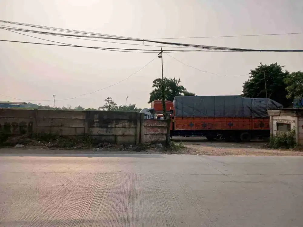 Dijual Tanah tepi jalan raya parung panjang 74 x 140 m