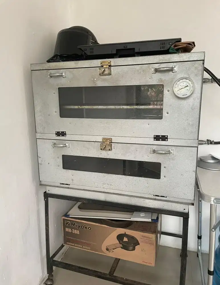 Oven Gas Bekas 2 Deck / 2 Tingkat untuk Bakery | OVEN BEKAS