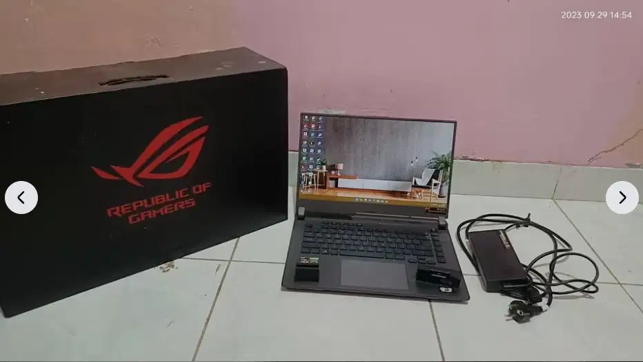 ASUS ROG STRIX G15 G513QM RTX3060 Ryzen 9 5900HX 32GB 1TBssd FHD 300Hz