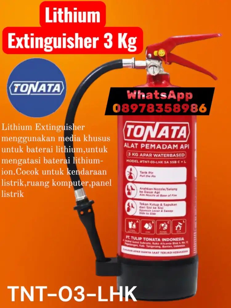 Tabung APAR Listrik Lithium-ion