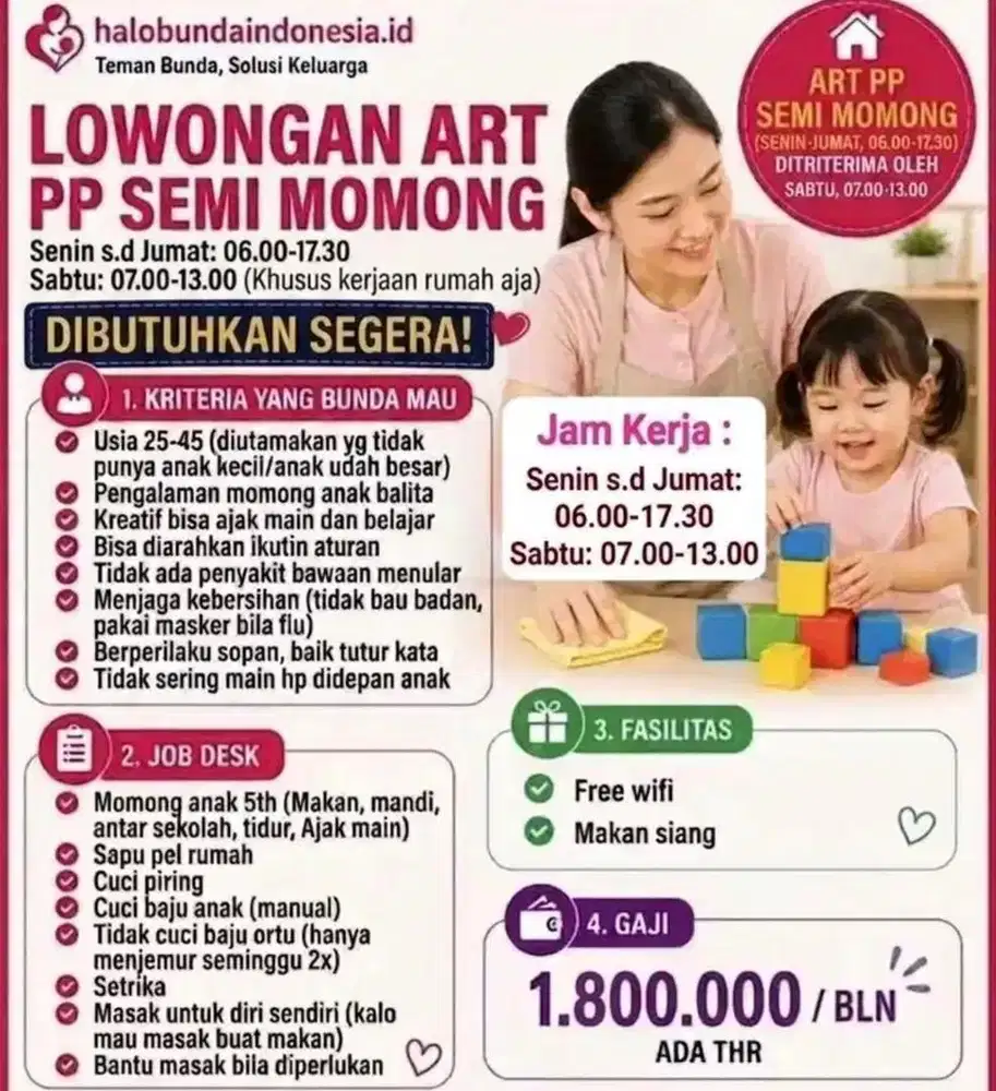 Loker ART semi Momong