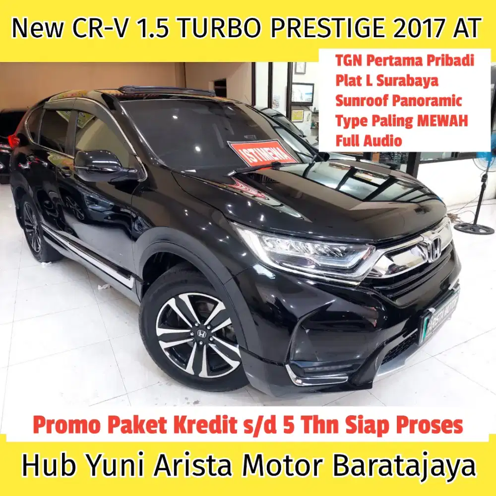 Honda New CR-V 1.5 Turbo Prestige 2017 Matic TGN1 Pribadi FullAudio