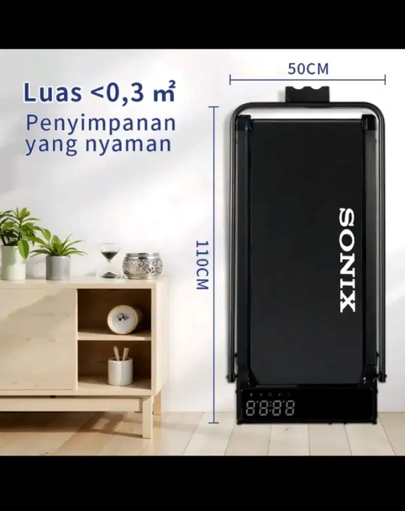 Sonix Incline Treadmill Walking Pad Running 8 derajat