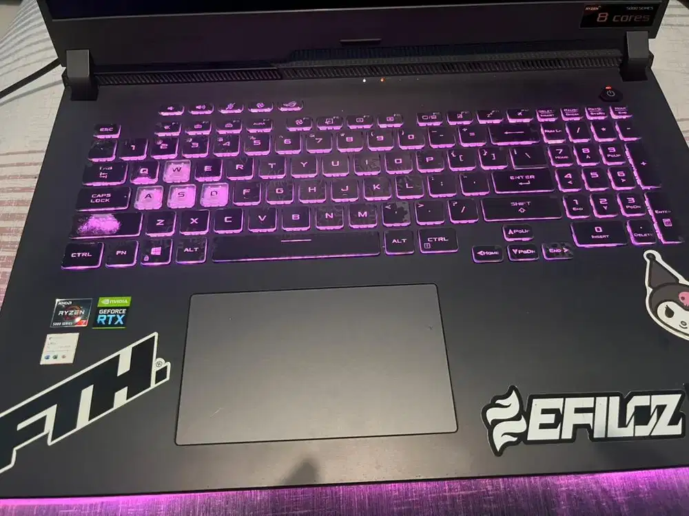 For sale laptop asus rog strix murah normal