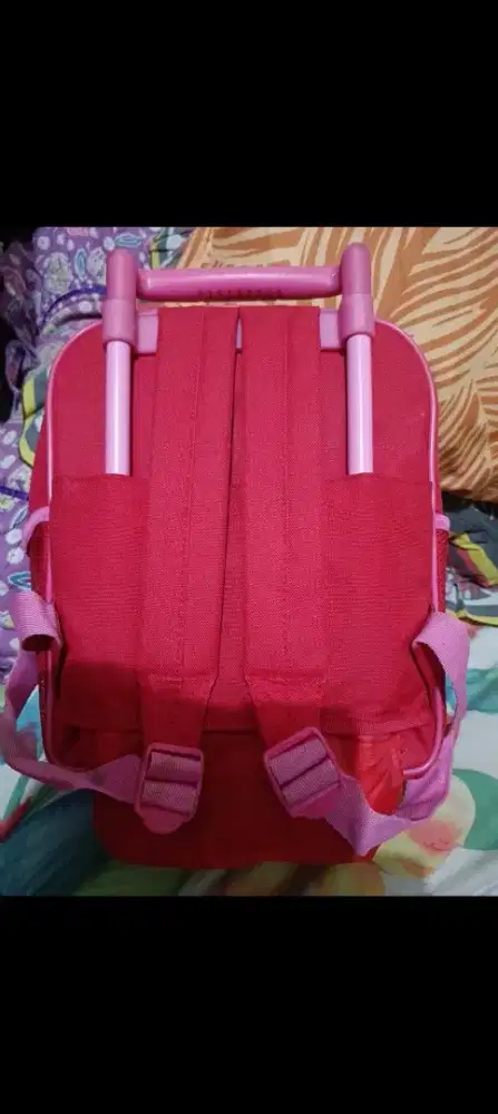 Dijual Trolley Tas Anak Hello Kity ukuran 22x15x30cm
