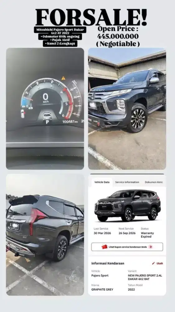 Mitsubishi Pajero Tahun 2022