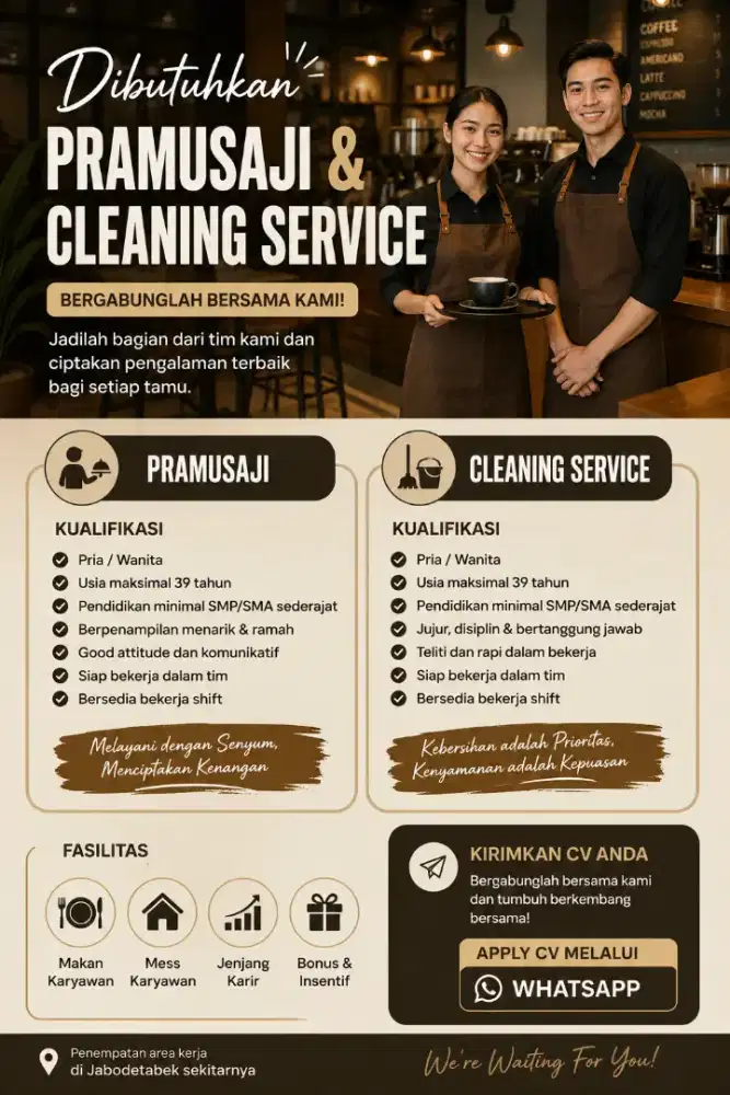 Membutuhkan crew outlet