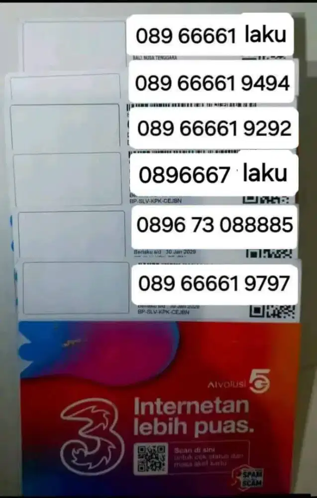 Nomer cantik tri