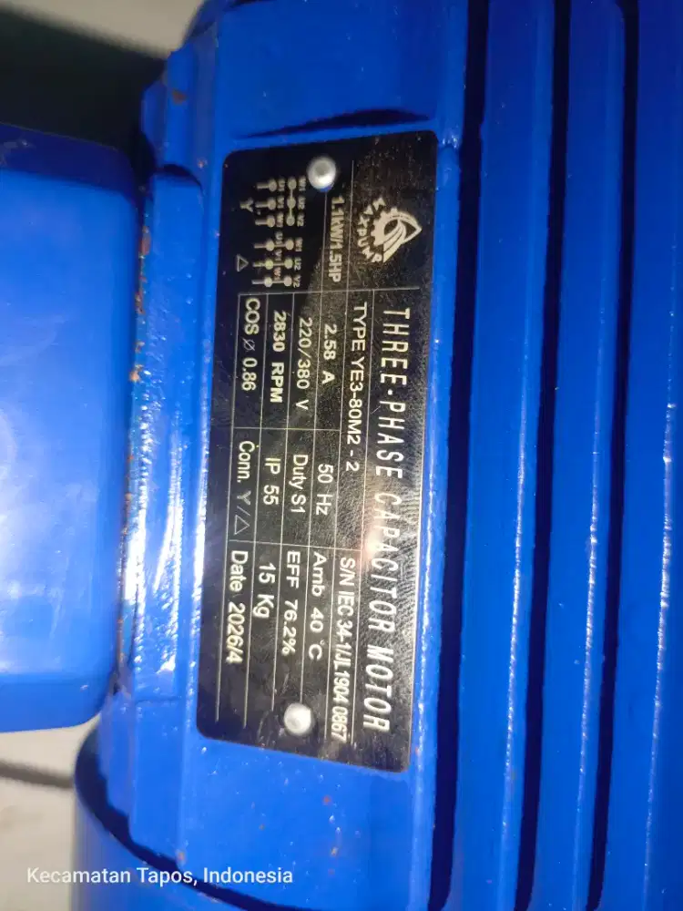 Dinamo motor 3 phase