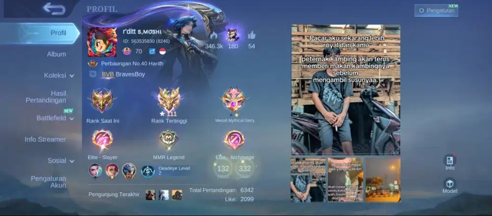 AKUN ML SULTAN MURAH