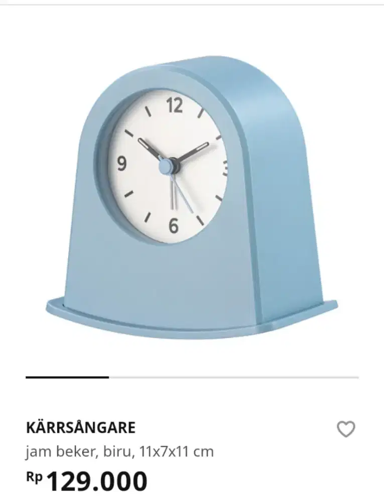 Jam meja IKEA Classic baru,segel garansi Promo 50$