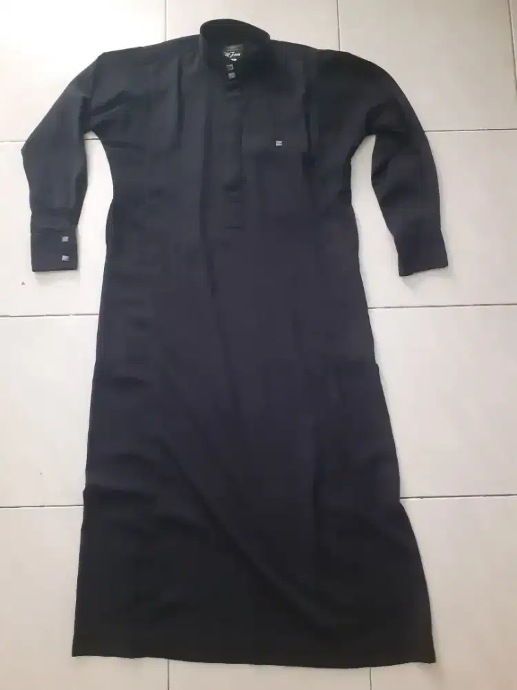 Gamis Pria Hitam Gagah
