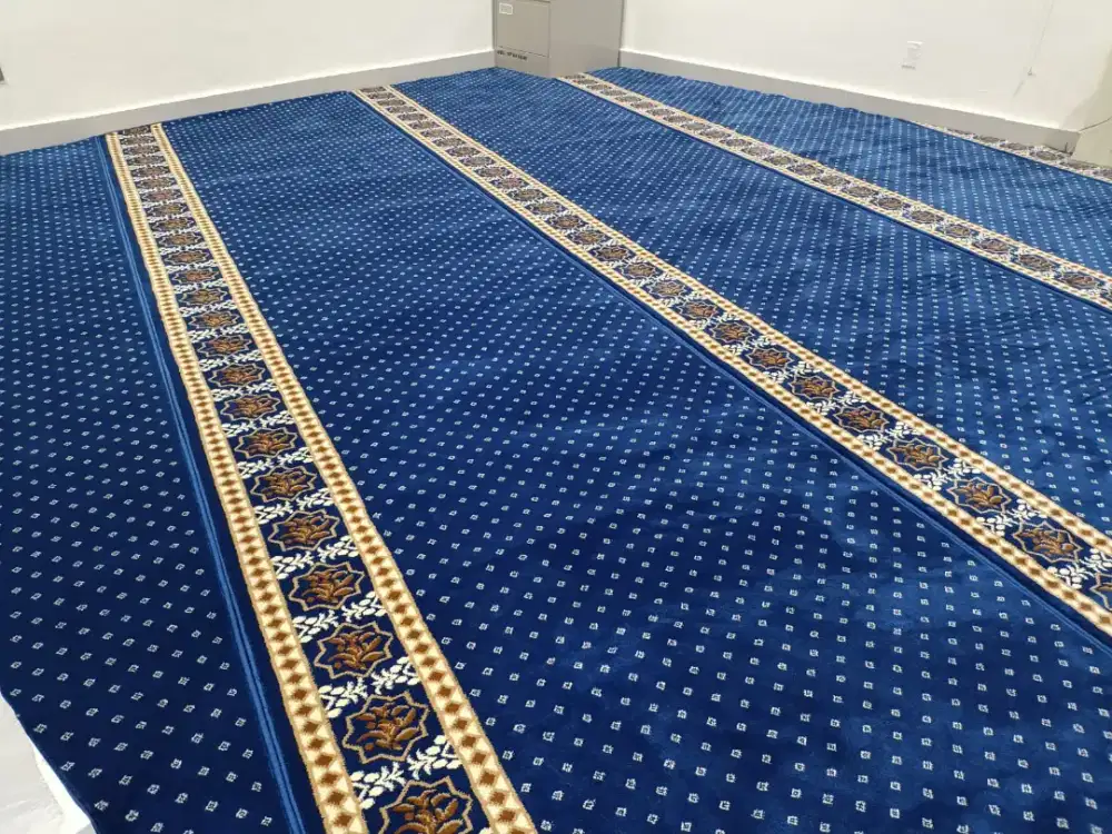 Karpet Masjid Semi Import Halus - Grand Platinum 13mm - Gratis Pasang