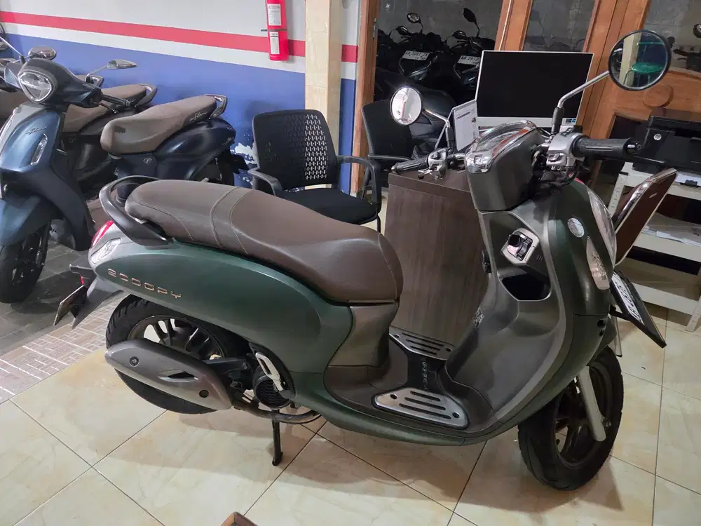 Scoopy keyless hijau army 2023 Gbm kredit // tunai