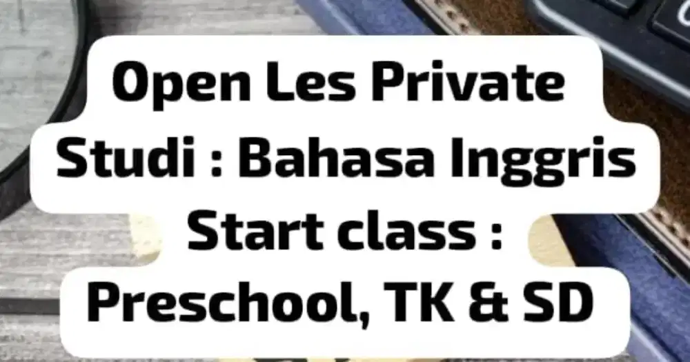 Les Privat Bahasa Inggris