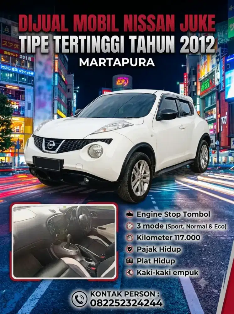 Nissan Juke RX Automatic Tipe tertinggi