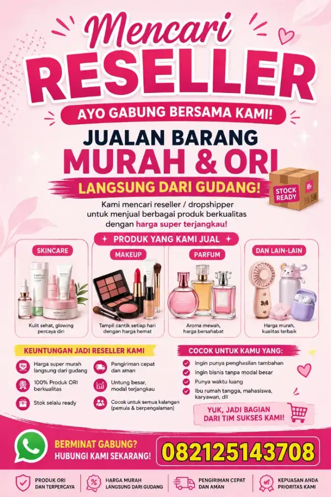 Di butuhkan reseller