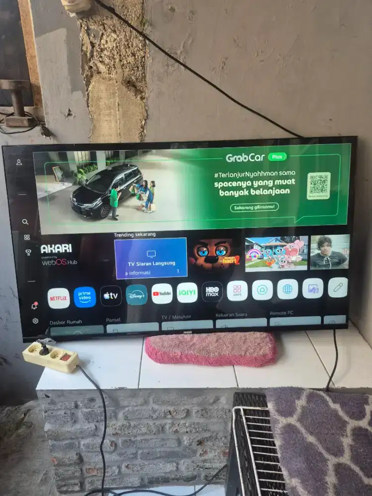 Led Tv 50 Akari smart Android fullset dus segel kartu garansi kumplit