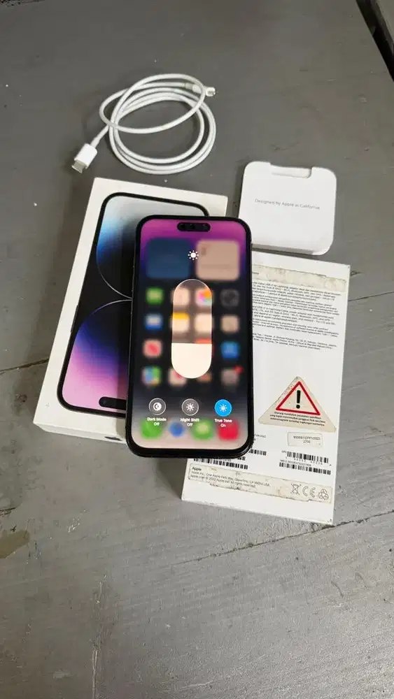 Iphone 14 Pro 256GB Deep Purple Resmi Ibox Lengkap