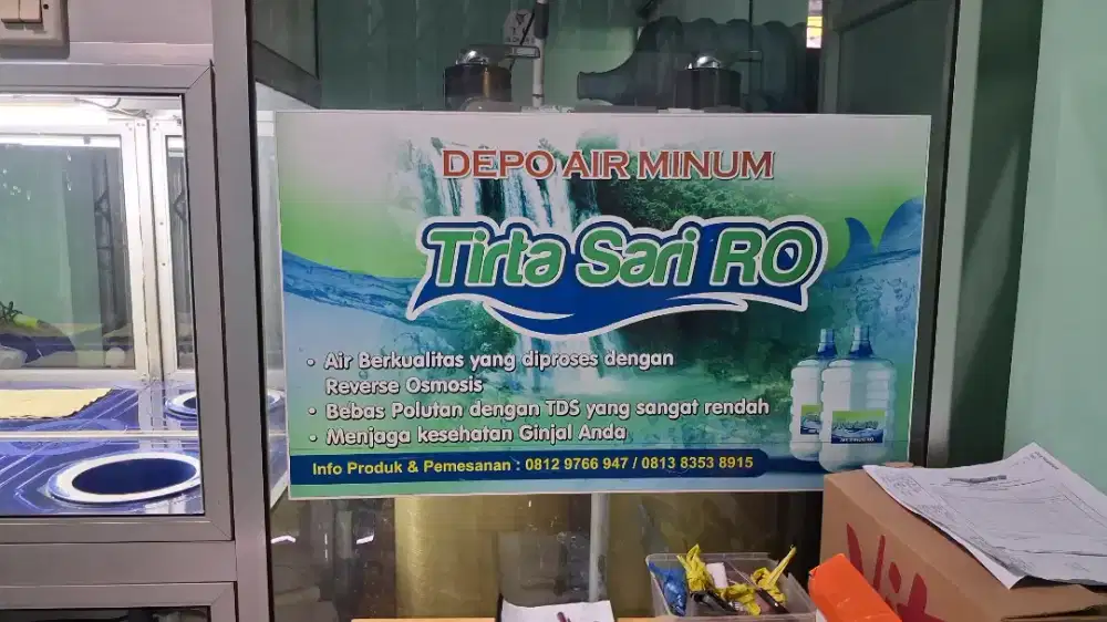 Dicari Pengelola Depot Air Minum RO