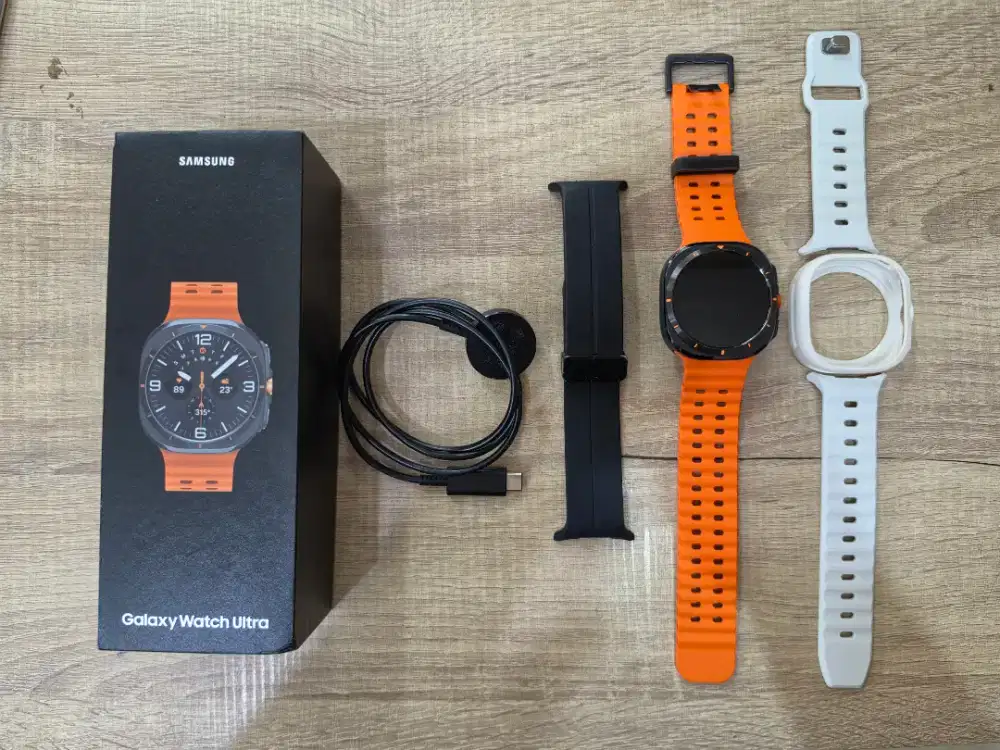 Samsung galaxy watch ultra 47mm titanium gray fullset garansi resmi