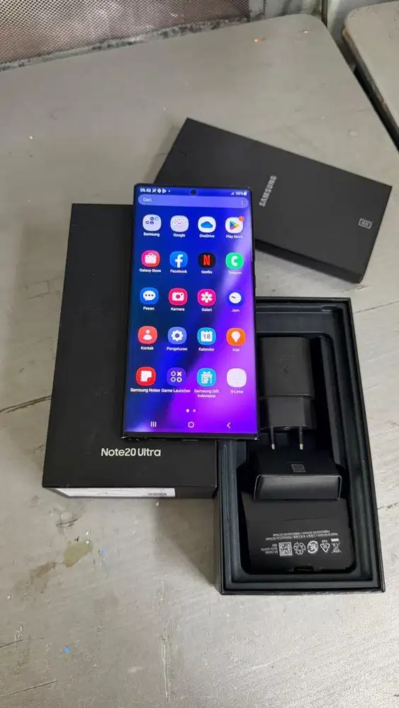 Samsung Note 20 Ultra Black 8/256GB SEIN Lengkap