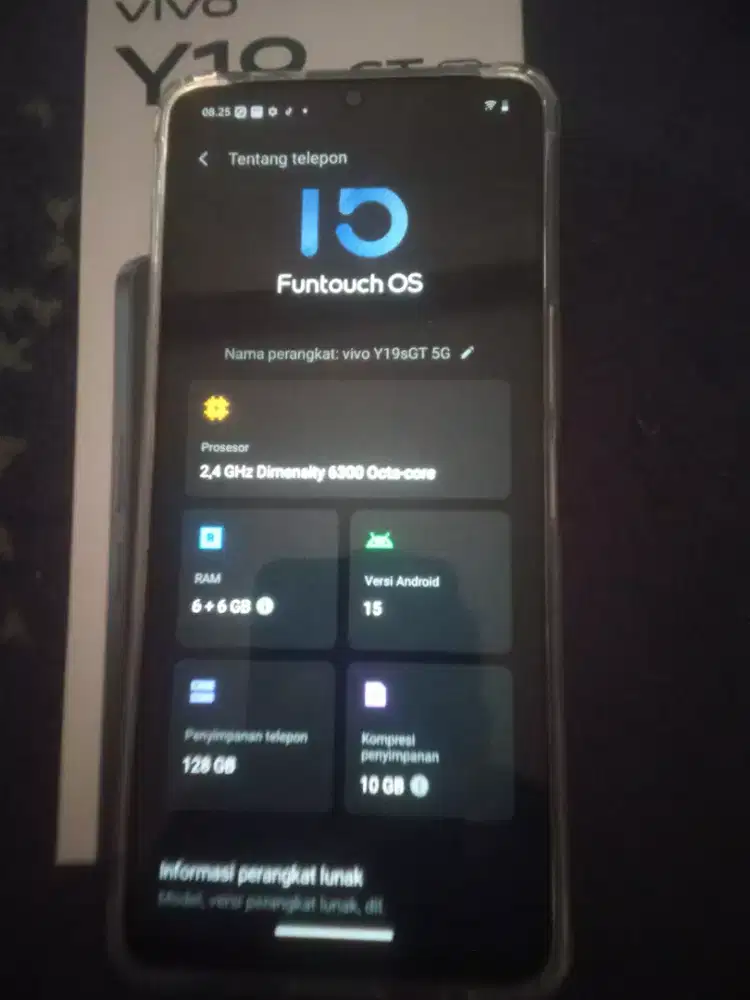 Vivo y19s gt 5G seperti baru