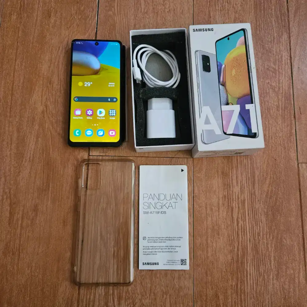 Samsung Galaxy A71 8/128GB Prism White minus