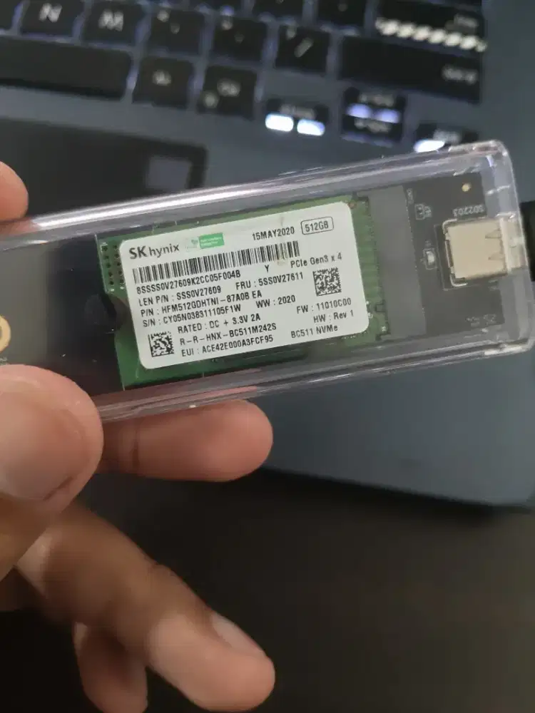 SSD NVME M2 SKHYNIX GEN 3X4 512GB SODIM UNTUK LAPTOP