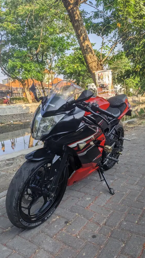 Ninja 250cc RR Mono 2015 Merah Km29Rban Orisinil