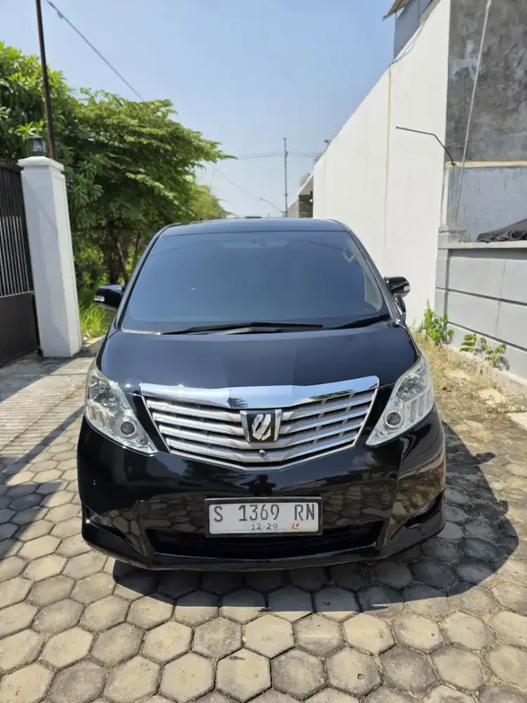 Alpard premium sound AT 2009 hitam