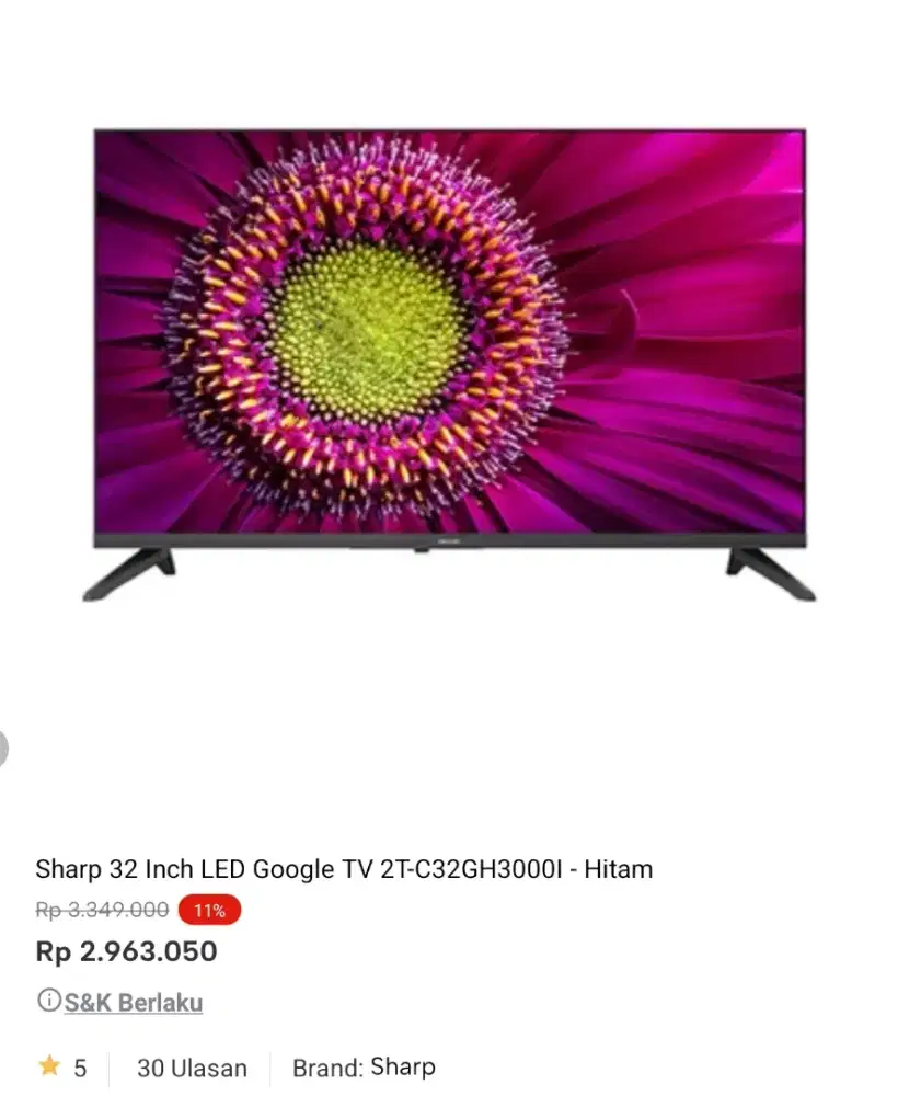 smart tv promo bisa cicilan syarat ktp tanpa dp bayar bulan depan
