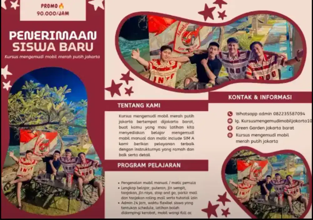 Kursus mengemudi mobil Jakarta