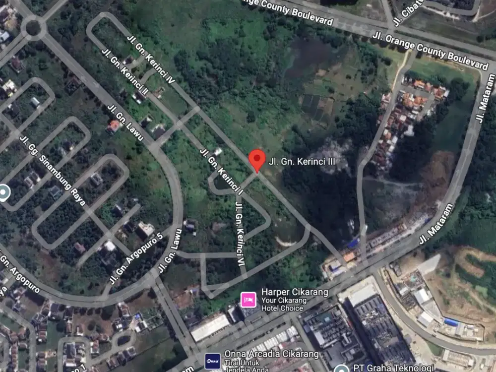Tanah Kavling Gunung Kerinci untuk Rumah Prospektif untuk Investasi Masa Depan