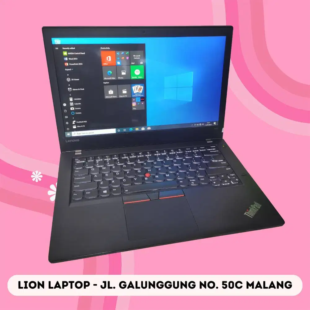 RAM 8GB SSD 256GB Core i5 Lenovo Thinkpad T470 [19|08]