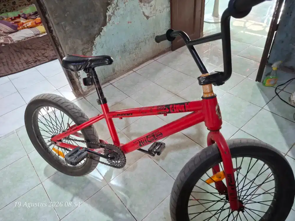 Sepeda anak merah