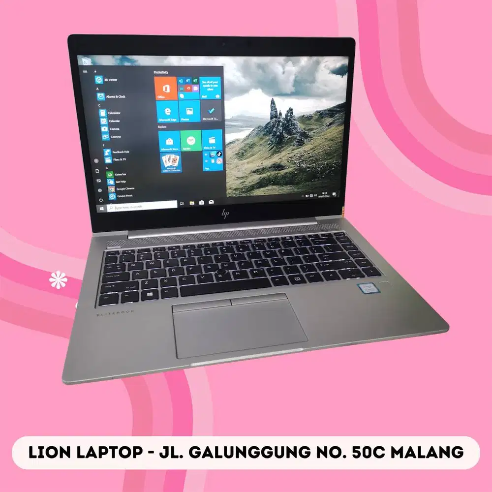 Core i5 Gen 8 RAM 8GB SSD 256GB HP Elitebook 840 G5 [19|08]