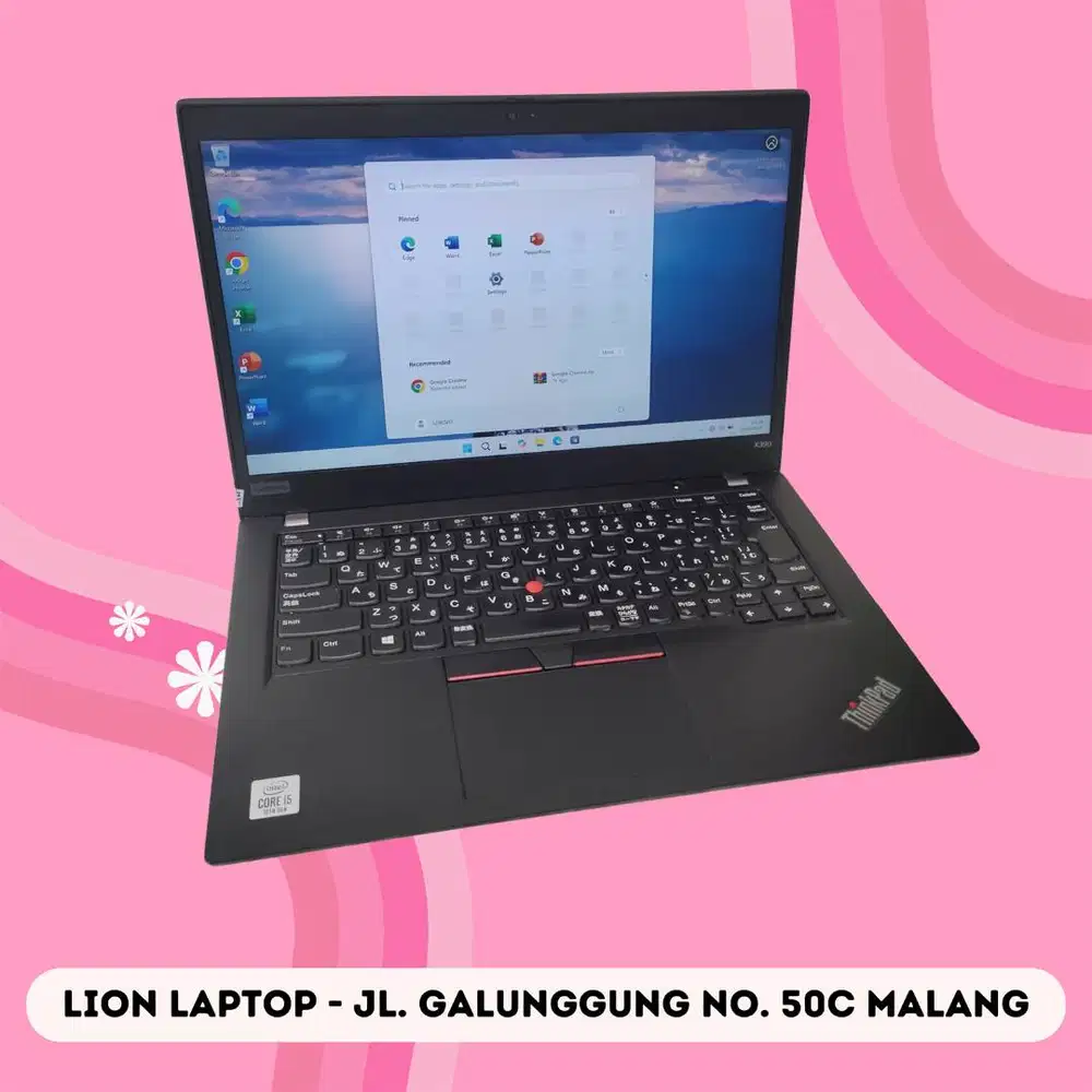 i5 GEN 10 Murah RAM 8GB Lenovo Thinkpad X390 [19|08]