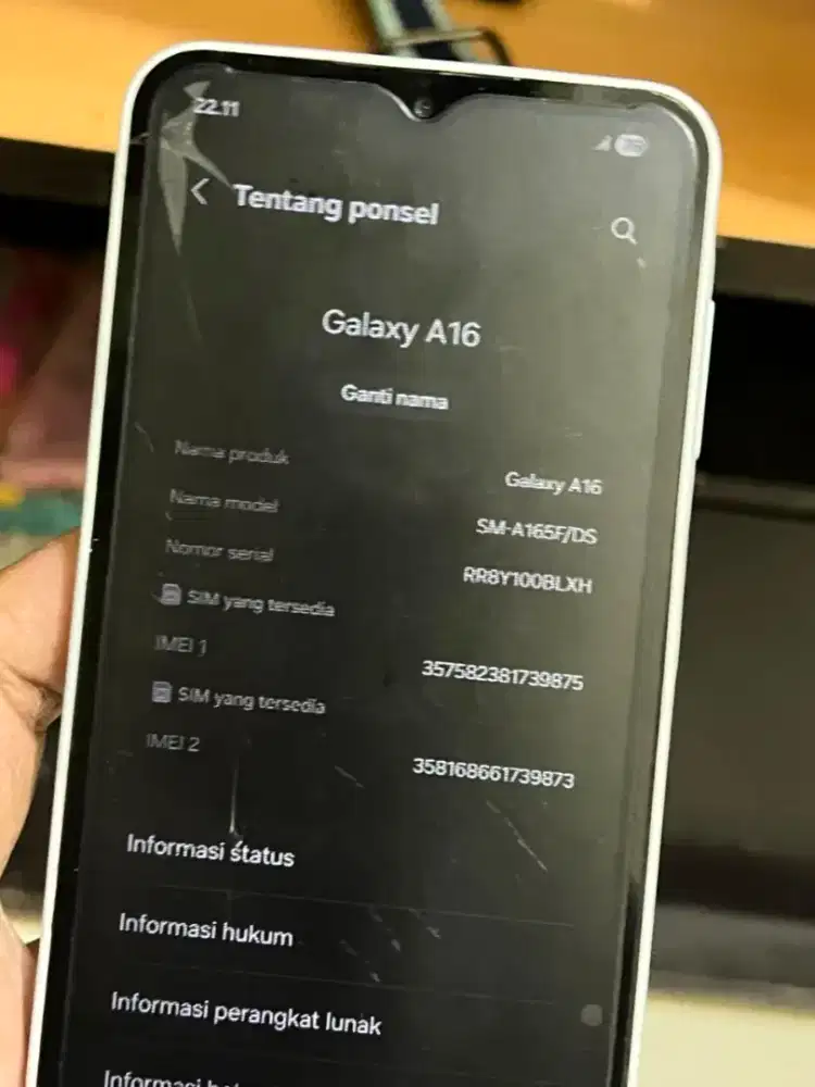 Samsung a16 ram8gb /128gb