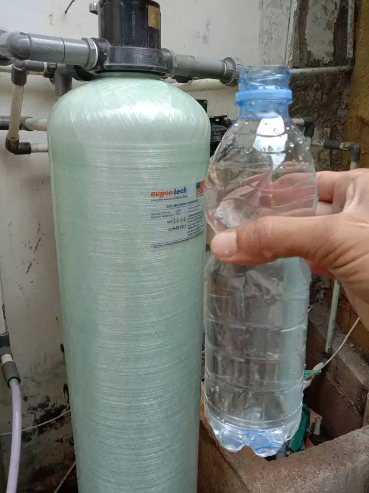 saringan air/filter/pebasmi/zat berbahaya pada air