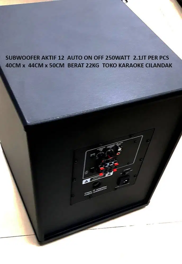 subwoofer aktif 12in